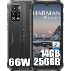 Blackview BV9200 āra mobilais tālrunis bez līguma, 14GB/256GB/1TB paplašināms, 2.4K 120Hz displejs Android 12 viedtālrunis ar Harman Audio, 66W 5000mAh akumulators Octa Core, 50MP + 16MP Real Tone