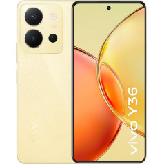 vivo Y36 viedtālrunis 8 GB + 256 GB, 50 MP kamera, 5000 mAh + 44 W FlashCharge, 16,9 cm Dotch-Display, 90 Hz attēla frekvence, Handy mit Dual-SIM und NFC