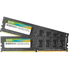 Silicon Power DDR4 16GB komplekts (8GB x2) 3200MHz (PC4-25600) CL22 UDIMM 288-pin galddatora atmiņas komplekts