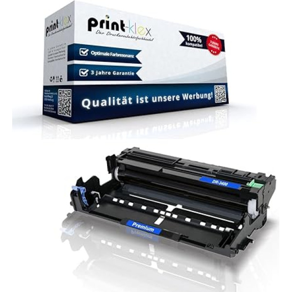 Print-Klex būgnų blokas, suderinamas su Brother MFC-L 5700DN 5700Series 5750DW 6800DW 6800DW 6800DWT DR3400 būgnų blokas, juodas - Easy Pro serija