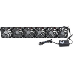 Apkures pastiprinātājs Radiators Karstā ūdens 220 V radiatora pastiprinātājs Booster Quiet Fan Case Fan Cooler PC Heatsink Serveris