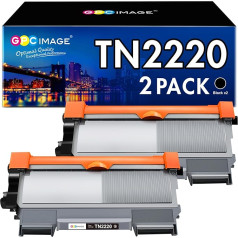 GPC IMAGE TN2220 TN 2220 Toner Kompatible für Brother TN-2010 TN-2220 TN2010 für Brother MFC-7360N HL-2130 FAX-2840 HL-2250DN DCP-7055 MFC-7460DN DCP-7055W HL-2240 HL-2270DW MFC-7860DW (2 Schwarz)