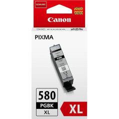 Canon Originaltinte PGI-580XL PGBK, Größe XL, Segment Schwarz, Plastikverpackung (alte Version)