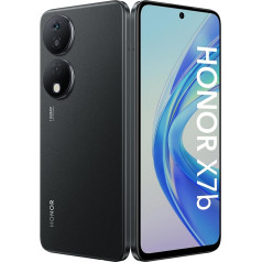 HONOR X7b Android viedtālrunis 6+128GB, 108MP trīskāršā kamera, 6,8 collu 90 Hz liels displejs, Snapdragon 680, du stereo skaļruņi, Dual SIM, NFC, melns