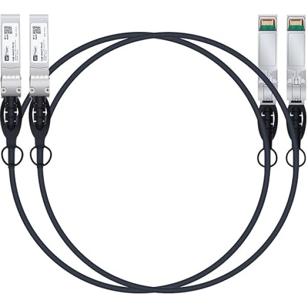 SFP+ kabelis, 10G SFP+ DAC, 1M, pasyvus tiesioginio prijungimo varinis Twinax kabelis, skirtas 