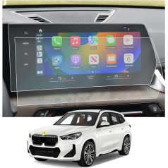 CDEFG Savietojams ar 2023 2024 BMW X1 iX1 U11 Mild Hybrid/Plug-in Hybrid/xDrive/sDrive, navigācijas ekrāna aizsargstikls 4H Scratch-Resistant 10.7 Inch GPS Screen Protector Navigation Film Accessories