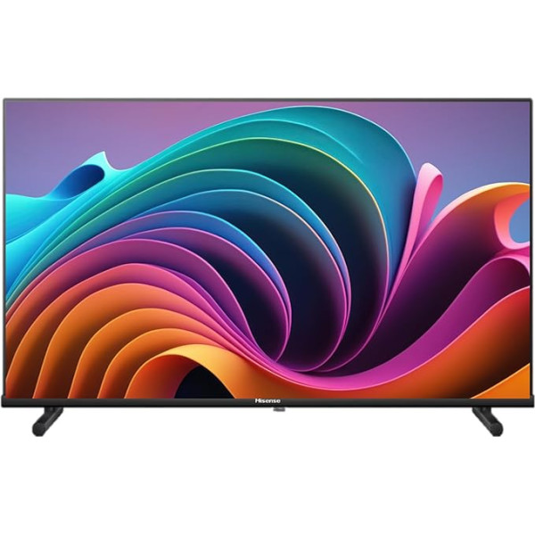 Hisense 32A5NQ 80 cm (32 Zoll) QLED Fernseher Full HD, Smart TV, Trīs uztvērēji, AI sporta režīms, Dolby Atmos, Share to TV, Duale Positionierung, WiFi, Game & Hotel Modus, Schwarz [2024]