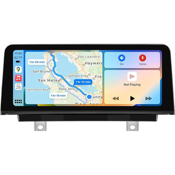 PEMP priekš BMW F30 F31 F31 F32 F33 F33 F34 F35 F20 F21 F22 NBT CIC vadu un bezvadu CarPlay Android automašīnas, 1920 x 720 displejs Mirror Link auto radio Bluetooth video atskaņotāja ekrāns (2012-2017)