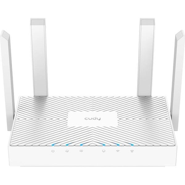 Cudy AC1200 Gigabit Wi-Fi maršrutētājs, 4 gigabitu RJ45, 4 5dBI antenas, MU-MIMO, Beamforming, piekļuves punkts, WiFi Extender, WISP, DDNS, IPv6, WR1300E