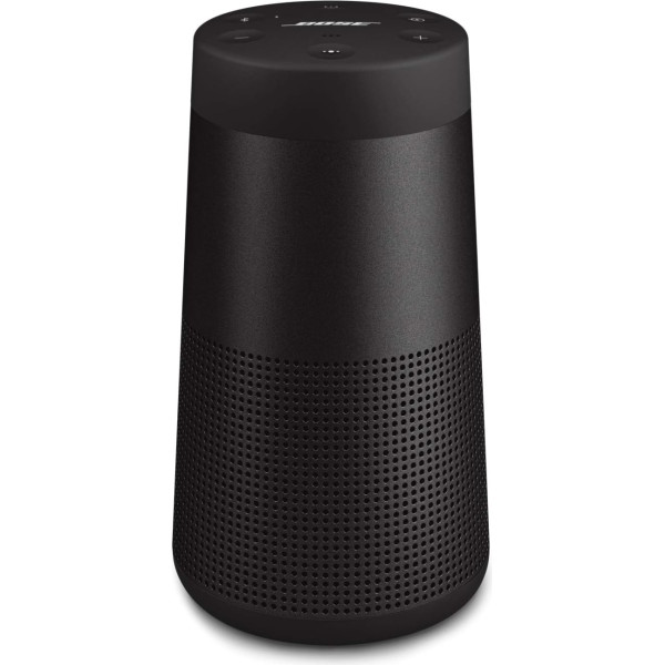 Bose SoundLink Revolve (Series II) Bluetooth skaļrunis - pārnēsājams, ūdensizturīgs bezvadu skaļrunis ar 360° skaņu, melns