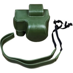 Rieibi Z30 Z50 Case - Vintage PU Leather Camera Case for Nikon Z30 Z50 DSLR Camera, Green, Case