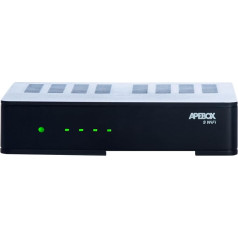 APEBOX S WIFI Full HD satelīta uztvērējs 1080P DVB-S2 USB 2.0 HD Out WiFi CA karšu lasītājs LED displejs IR optiskais SPDIF AV kabelis RS232 YouTube