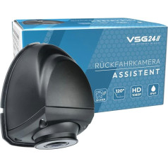 VSG 24 23166 - Sānu HD aizmugures skata kamera Asistents HD 1080P | Elastīga uzstādīšana | 150° un IP67 | 12 V | Nakts redzamības apstiprinājums