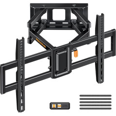 TV stiprinājums, grozāms, slīps sienas stiprinājums 37-70 collu LED, LCD, plazmas, plakaniem un izliektiem televizoriem vai monitoriem ar svaru līdz 60 kg, maks. VESA 400 x 400 mm