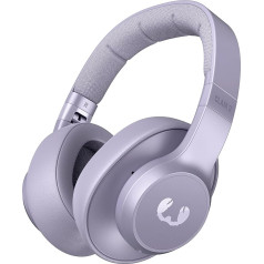 Fresh 'n Rebel Clam 2 bezvadu Bluetooth austiņas ar mikrofonu 80 stundu atskaņošanas laiks ar mikrofonu Salokāmas apkārtējās skaņas režīms Ātrā uzlāde Audio ievade Vegan āda (Dreamy Lilac)