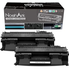 NoahArk saderīga HP CF280X 80X Laserjet tonera kasetne priekš HP Laserjet Pro 400 M401dn M401dw M401n M401a M401d M401d M401dne MFP M425dn MFP M425dw Printeris (2 melni)