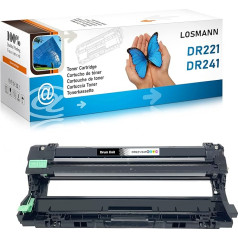 LOSMANN 1 x būgnas, suderinamas su Brother DR-241CL B/C/M/Y, skirtas Brother DCP-9015CDW DCP-9020CDW DCP-9022CDW MFC-9130CW MFC-9140CDN MFC-9142CDN MFC-9330CDW MFC-9332CDW MFC-9340CDW HL-3140CW HL-3140CW