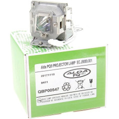 Alda PQ Premium projektora lampa, saderīga ar ACER X1130, X1130P, X1230, EC.J9000.001, EC.K1200.001 projektoriem, lampa ar korpusu