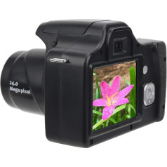 Dpofirs 3 collu digitālā kamera, FHD1920X1080 18X digitālā tālummaiņa HD videokamera atbalsta 32GB atmiņas karti, uzlādējama DSLR kamera iesācējiem (standarta versija)