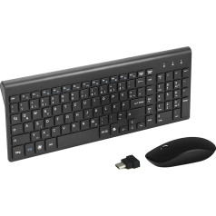 USB C bezvadu tastatūras un peles komplekts, pilna izmēra C tipa tastatūra un pele, saderīga ar Win 7/8/10, MacBook Pro/Air, klēpjdatoriem, datoriem