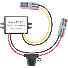 YBBOTT Leistungswandler 10-60V auf 5V5A, 2S, Übertemperatur- und Überstromschutz.