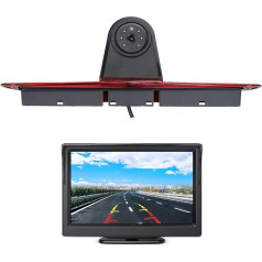 HD 720p MB Sprinter W906 bremžu gaismas kamera Bremžu gaismu stāvgaismas kamera Kameru komplekts Kameru komplekts nakts redzamības kamerai + 4,3 collu DVD monitora TFT ekrāns Kravas automašīnas LCD displejs