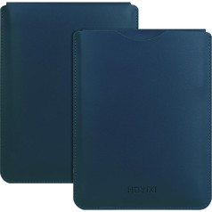 HoYiXi Case for 6 Inch Kindle/Kobo/Voyaga/Lenovo/Pocketbook/Sony/Tolino E-Book E-Reader, Lightweight Leather Protective Case for 6 Inch E-Book, Blue