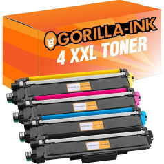 Gorilla-Ink 4 Toneris XXL priekš Brother TN-243 TN-247 DCP-L3510CDW DCP-L3550CDW HL-L3210CW HL-L3230CDW HL-L3270CDW MFC-L3710CW MFC-L3730CDN MFC-L3750CDW MFC-L3770CDW CCDW ieskaitot CDW ieskaitot