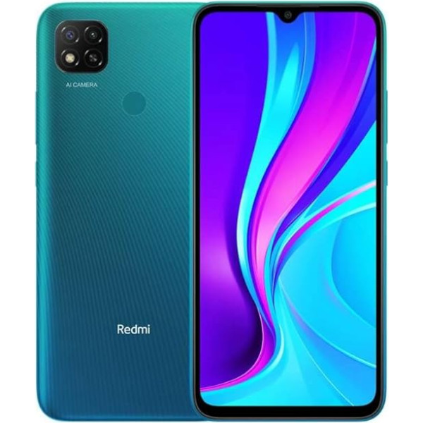 Xiaomi Redmi 9C viedtālrunis 128GB, 4GB RAM, Dual SIM, zaļš