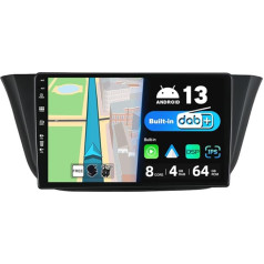 JOYX Android 12 IPS auto radio - [Iebūvēts DAB] - Piemērots Iveco Daily VI (2014-2021) - Bezvadu Carplay/Android Car - 4G + 64G - LED kamera + mikrofons - 9 collu 2 DIN - SWC DSP WiFi Fast-Boot 360 Camera BT