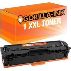 Gorilla-Ink 1 tonera kasetne XXL priekš HP CF532A Yellow Colour Laserjet Pro MFP M180 FNDW MFP M180 N MFP M180 Series MFP M181 FW