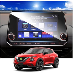 RUIYA 8 collu Nissan Juke F16 2020-2023 navigācijas ekrāna aizsargstikls, saderīgs ar Nissan Juke F16 GPS ekrāna aizsargstikls 9H Scratch-Resistant Anti-Fingerprint Juke Protective Film Car Navigation Glass