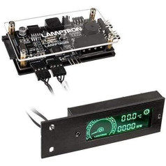 Lamptron saderīgs TC20 PCI RGB ventilatoru un LED kontrolieris - melns