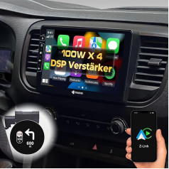 DYNAVIN Android auto radio ar satelītnavigācijas sistēmu Toyota ProAce Opel Vivaro Peugeot Expert, 9 collu oriģināliekārtas radio ar Wireless Carplay un Android Car, Head-up displejs, ietver DAB+: D9-TYPA Premium Flex