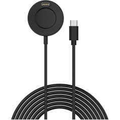 Saderīgs ar Garmin Venu 3 USB C lādētāja doku, LOKEKE rezerves USB C tipa lādēšanas kabeļa doks, saderīgs ar Garmin Venu 3/3S/Vivoactive 5/4/Epix Pro