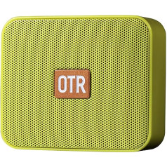 OnTrack OTR portatīvais bezvadu skaļrunis 5 W Bluetooth ar AUX-IN un SD kartes plus USB atbalstu (dzeltens)