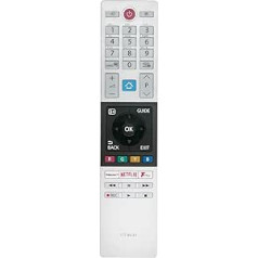 ALLIMITY CT-8533 CT8533 Remote Control Replaces Toshiba Full HD 4K Ultra Smart TV with Rokuten Neflix Fplay Buttons