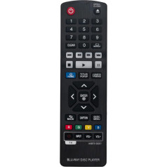 AULCMEET AKB75135301 Replacement Remote Control Compatible with LG DVD Blu-Ray Player BPM331 BPM331N BPM53 BP440 BPM55N UP970 UBK90 BP440K BP530 BP540 BP540N BP550