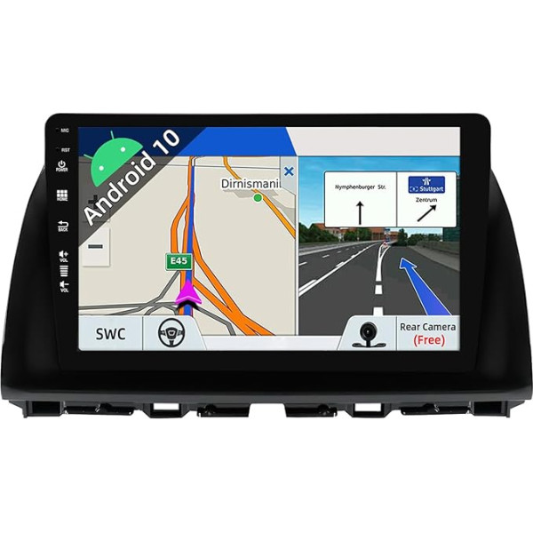 BXLIYER Android 10 auto radio priekš Mazda CX-5 (2013-2016) - atpakaļgaitas kamera - 2G + 32G - IPS 10,1 collu 2 DIN - DAB stūres vadības pults WiFi Carplay Android auto Bluetooth DSP