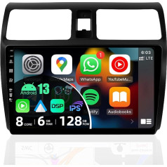 BXLIYER |6G+128G | 8-Core| Android 13 Autoradio für Suzuki Swift (2005-2016) - Eingebaut DSP/Carplay/Android Auto - Kamera + MIC - IPS 10.1 Zoll 2 Din - Lenkradsteuerung WiFi DAB Fast-Boot 360-Kamera