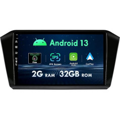 MISONDA Android 13 Autoradio Passt Für VW Passat B8 2015-2019 - GPS 2 Din- Kostenlos Rückfahrkamera- 2G + 32G -10 Zoll -Unterstützung DAB+ Steering Wheel Control 4G WiFi Bluetooth Mirrorlink RDS