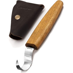 BeaverCraft SK1S Hook Knife Wood Carving Spoon Carving Knife with Leather Sheath - Koka griešanas nazi ar āķi - Koka griešanas instrumenti - Koka griešanas instrumenti - Koka griešanas instrumenti