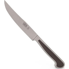 GÜDE Solingen - Porterhousesteakmesser Gezahnt geschmiedet, 12 cm, Grenadill, DELTA, roku darbs, Vācija