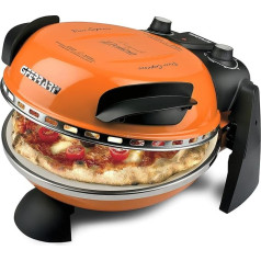 G3 Ferrari G10006 Pizza Express Delizia, picu cepeškrāsns, 1200 W, 400 °C, oranža [Amazon Exclusive]