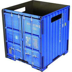 werkhaus - TRASH CONTAINER Mülleimer Containeroptik, melns