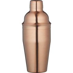 BarCraft Cocktailshaker Bar Craft-Luxe Lounge 500ml in Kupfer, Mischung aus Mehreren Materialien, Braun, 12 x 17 x 22 cm