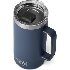 YETI Rambler krūze, nerūsējošais tērauds, jūras kara flote, 24 oz (710 ml)