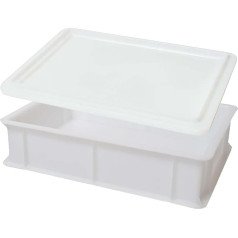 GENUS DEI Dei | Yeast Box Pizza and Bread | Food Container for Dough | Dough Box | Plastic Box + Lid 30 x 40 x 10 cm