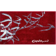 Grund Colani Colani 23 Exclusive dizaina vannas paklājs, 100% poliakrils, īpaši mīksts, neslīdošs, sertificēts Oeko-Tex, 70 x 120 cm, sarkans