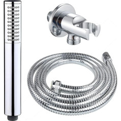 Hand Shower with Hose and Wall Connection Shower Head Set 170 cm Shower Hose Shower Holder Shower Set